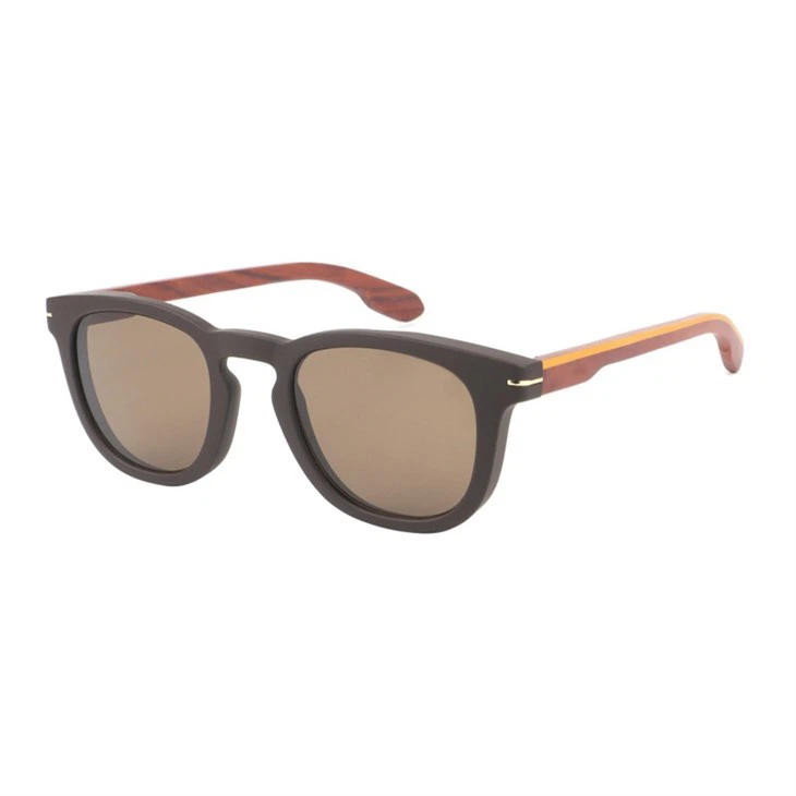 Unisex Plastic Wooden Combo Wayfarer Sunglasses 490612